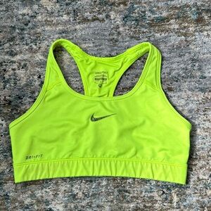 Nike Women's Dri-FIT Sports Bra - Neon Green